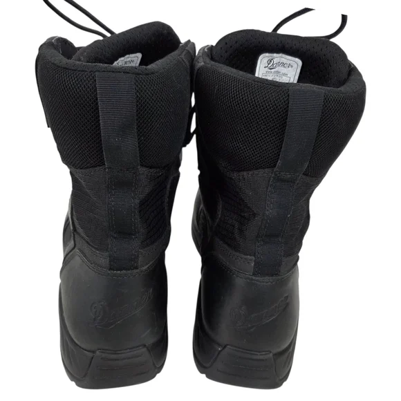 Danner Kinetic 8 Black Leather Botts Mens 11.5 Training And Patrol Work Boots